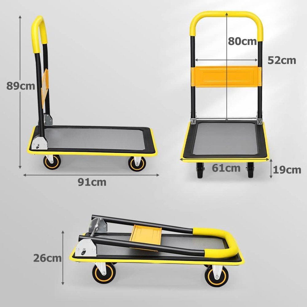 Costway Folding Platform Dolly Cart Image 8