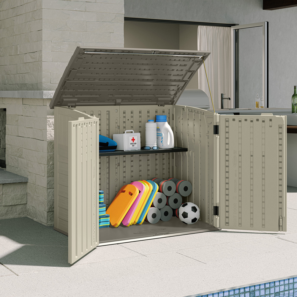 Suncast Shelf Kit for Aston Large Storage Cabinet and Stow-Away Store Image 9