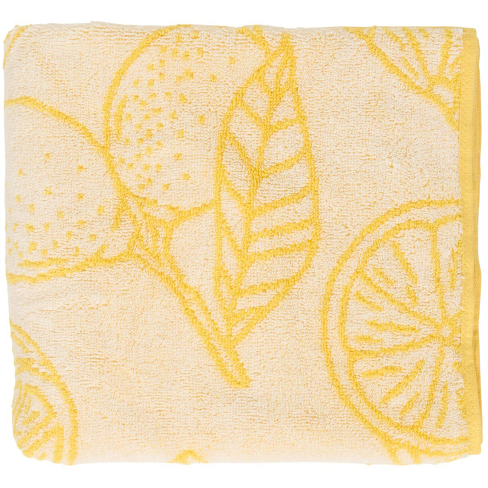 Lemon Bliss Hand Towel Yellow Image 2