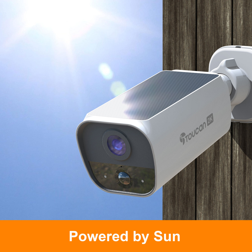 Toucan S5 Solar Powered Wireless Security Camera with 2K QHD Video Image 3