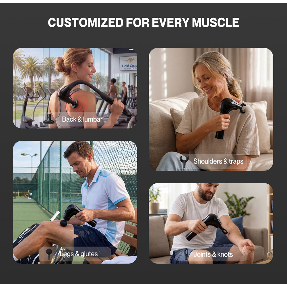 Traderight Spector Black Deep Tissue Massage Gun Image 6