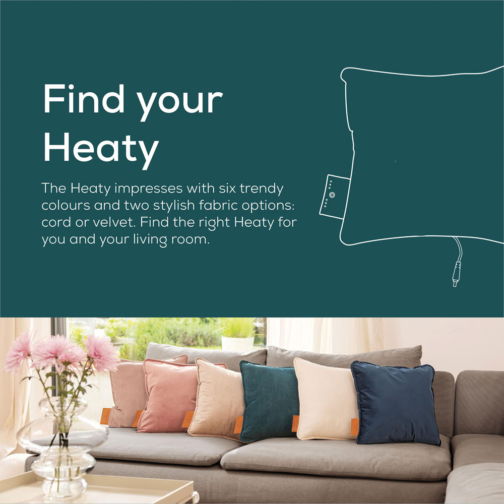 Beurer HK77 Heaty Celestial Green Cordless Heated Cushion 38.4 x 38.4cm Image 6