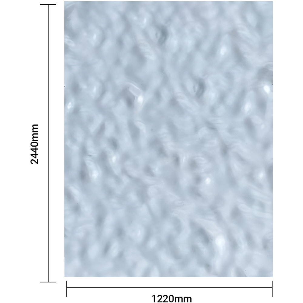 Britwall Silver Wave Pattern Metallic Finish WPC Wall Panel 2440 x 1220mm 3 Pack Image 7