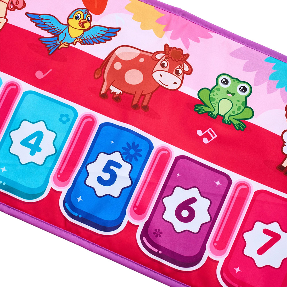 H&O Direct Kids Multicolour Piano Mat with Animal Sounds Image 2