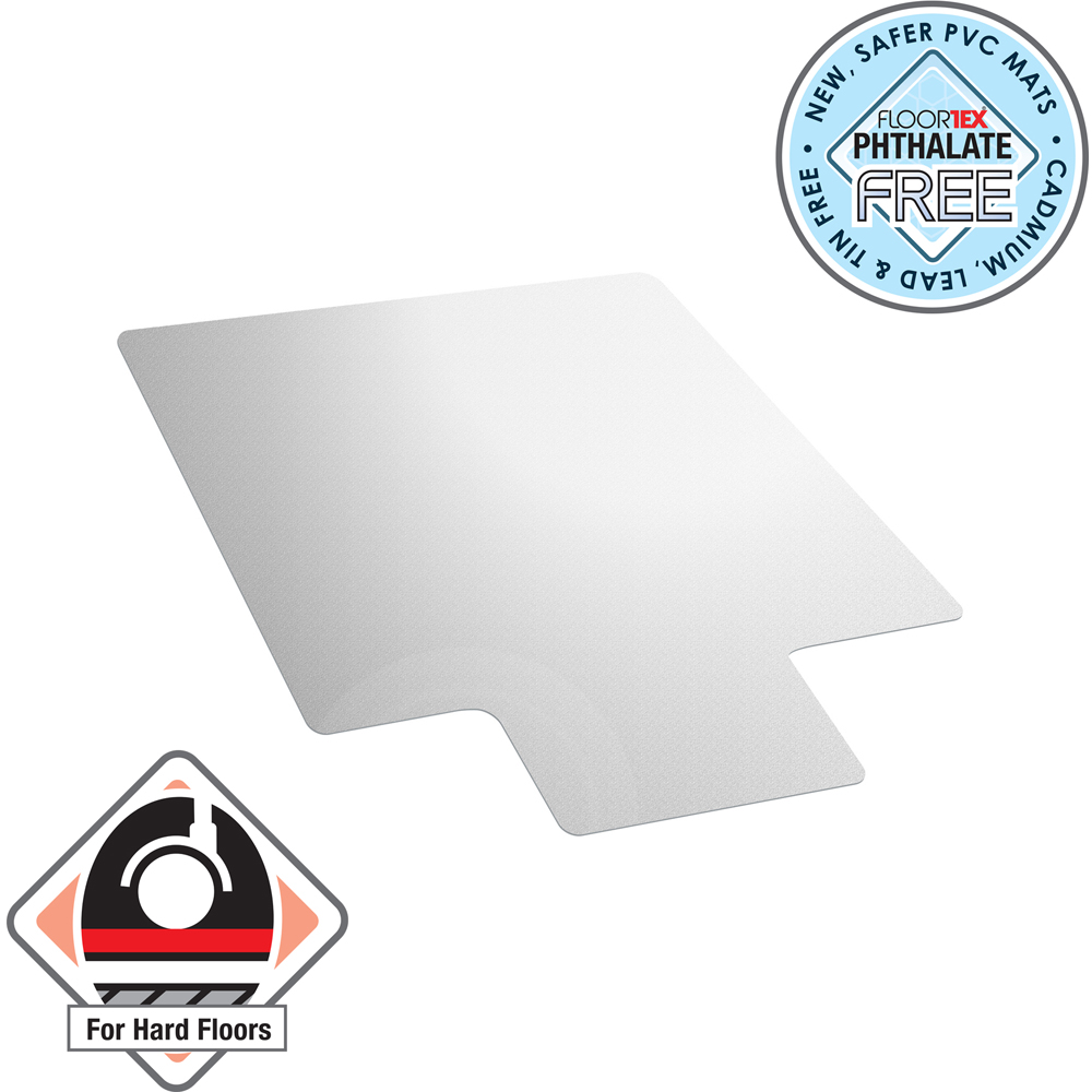 Floortex Advantagemat PVC Lipped Chair Mat for Hard Floors 90 x 120cm Image 7