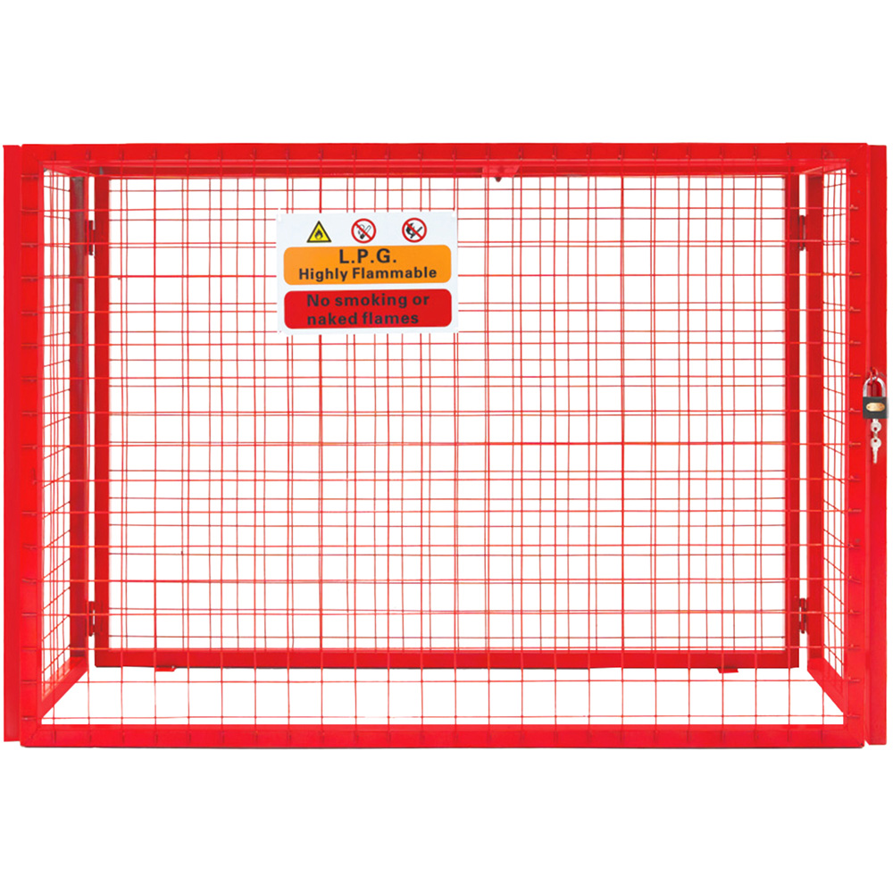 MonsterShop Red Gas Bottle Collapsible Mesh Cage 100 x 140cm Image 3