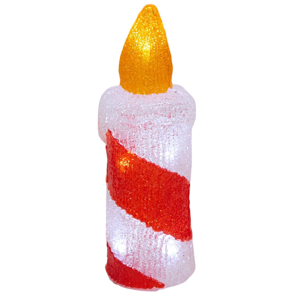 Acrylic LED Candle Decoration Image 4