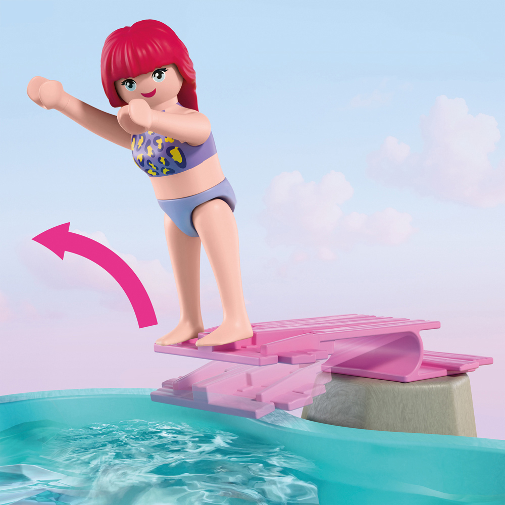 Playmobil x Barbie Waterpark Playset Image 6