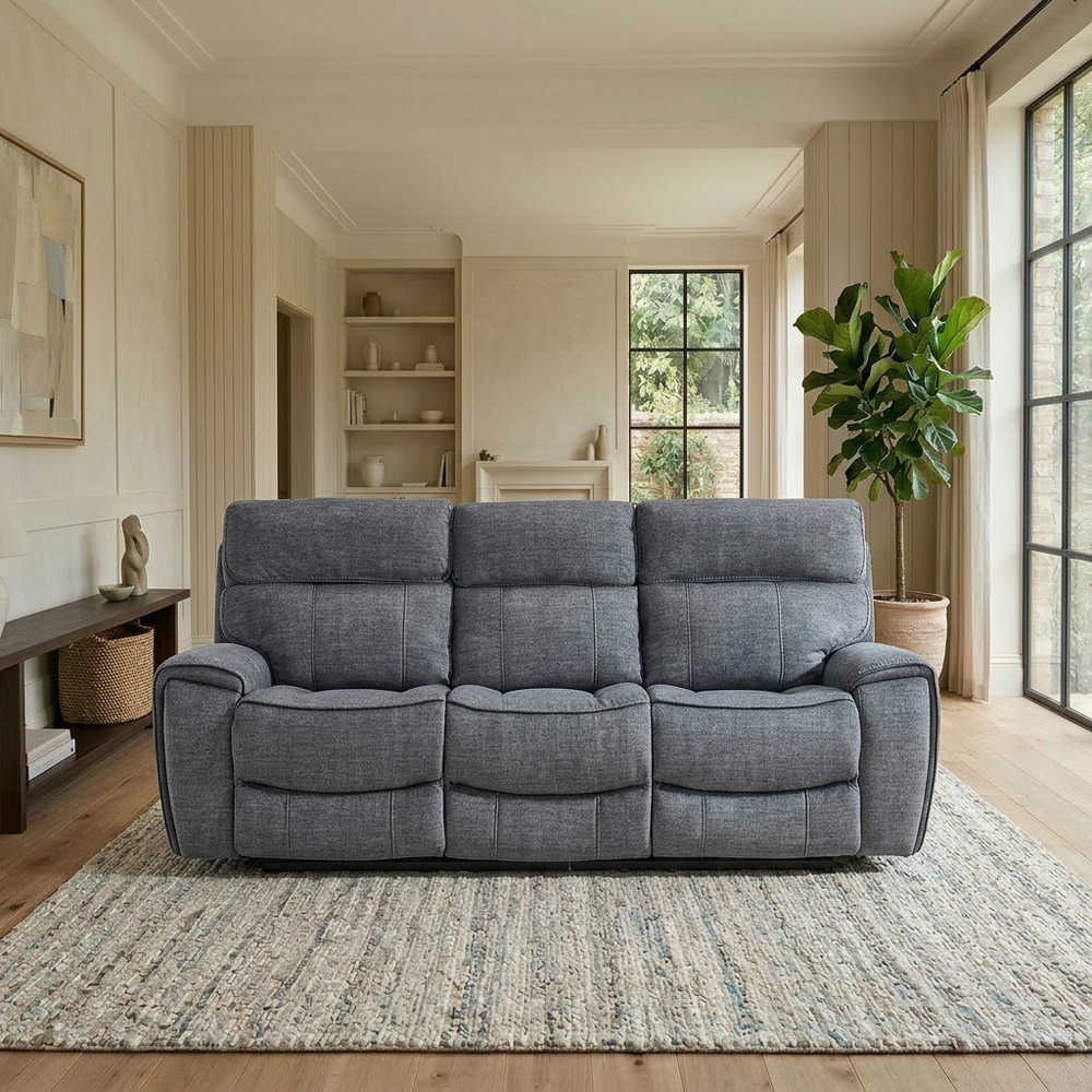Cancun Reclining Sofa - Grey / 3 Image 4