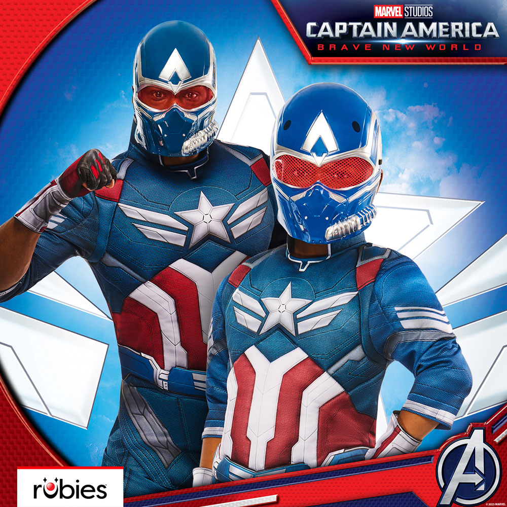 Marvel Deluxe Captain America Costume Age 11 to 12 Years Image 9