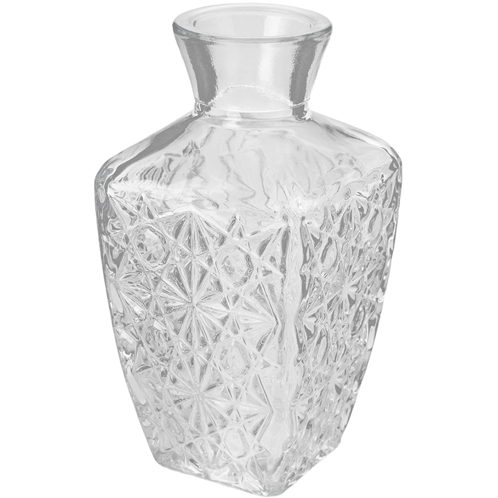 Living and Home 5 Piece Clear Small Glass Bud Vase Set Image 6