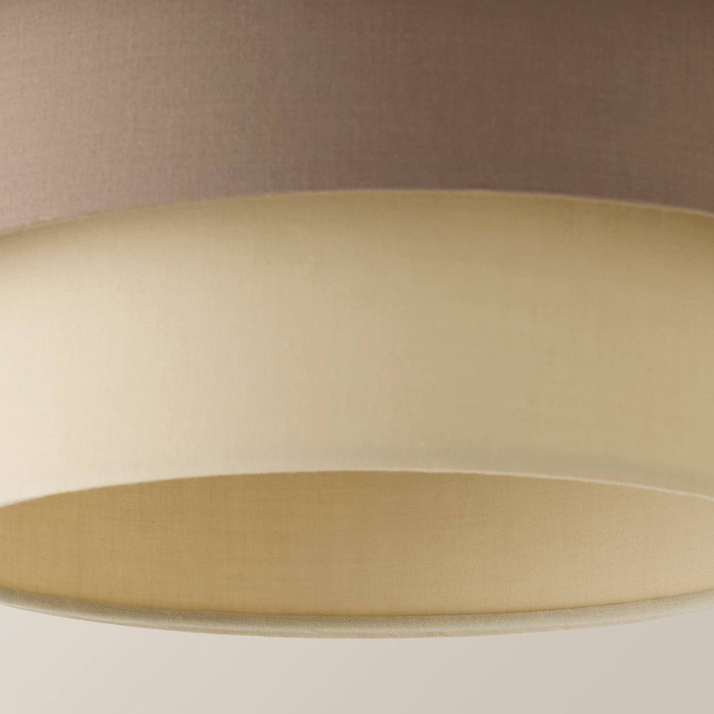 ValueLights Aztec 3-Tier Taupe Easy Fit Ceiling Pendant Light Lamp Shade Image 5