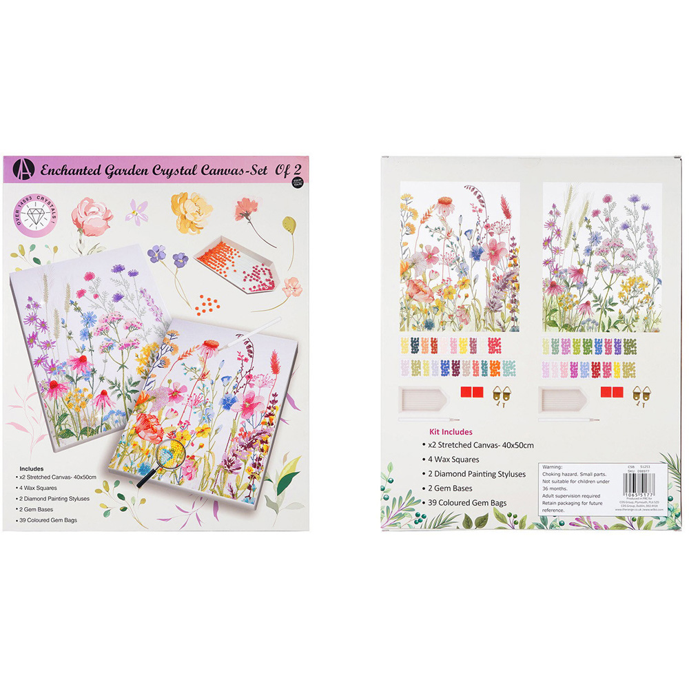 Art Studio Crystal Canvas - Enchanted Garden Image 3