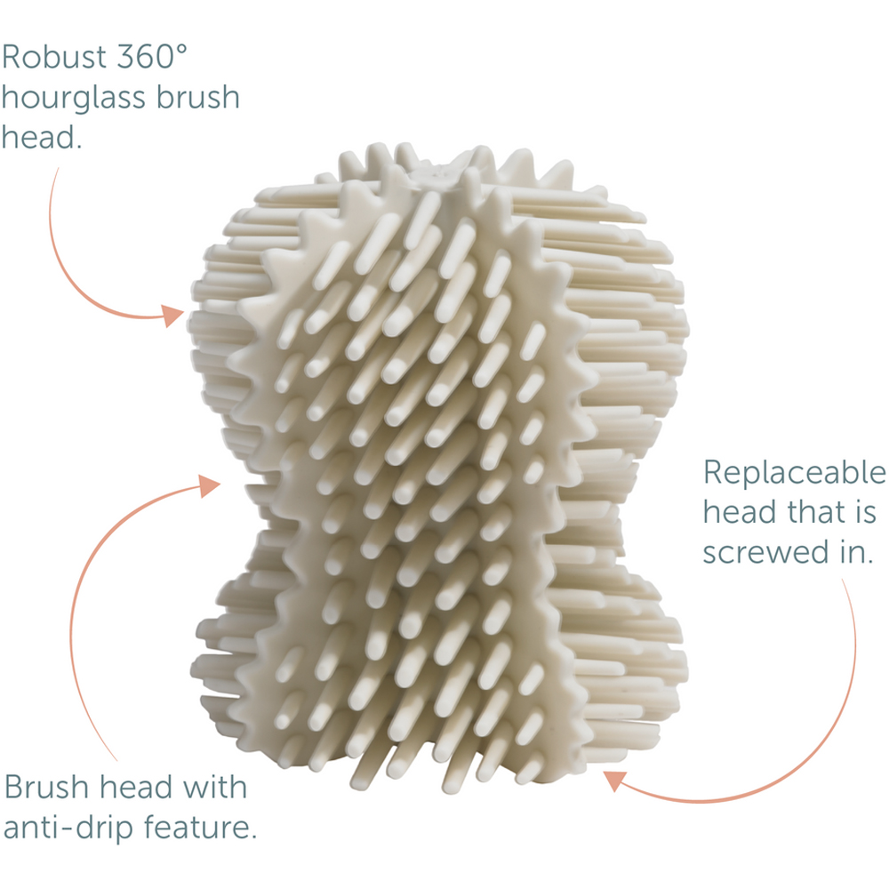 ReBorn Stone Effect Recycled Plastic Replacement Toilet Brush Head Image 8