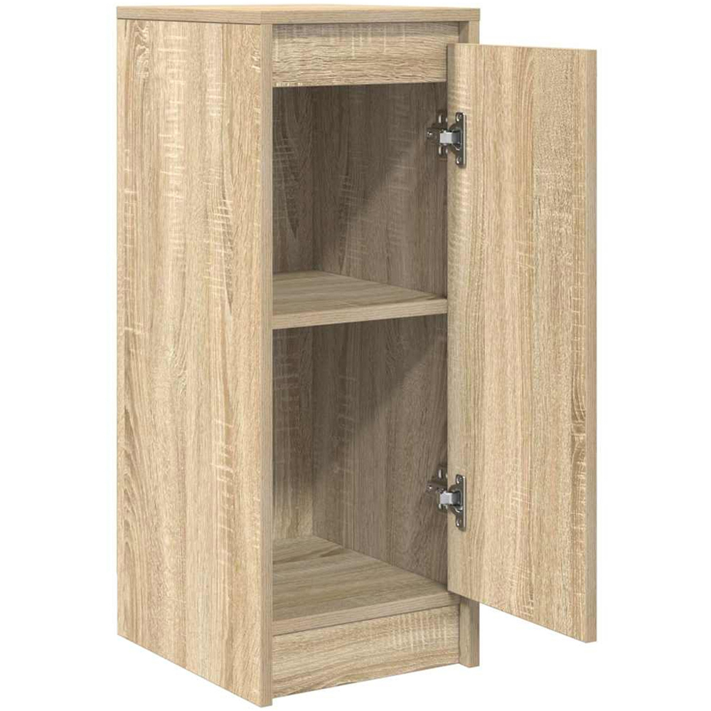 vidaXL Single Door Sonoma Oak Sideboard Image 5