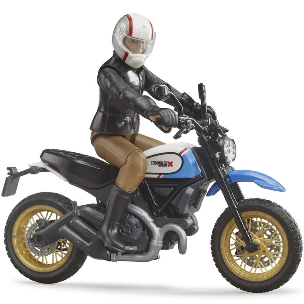 Bruder Ducati Scrambler Desert Sled with Driver Figure Image 2