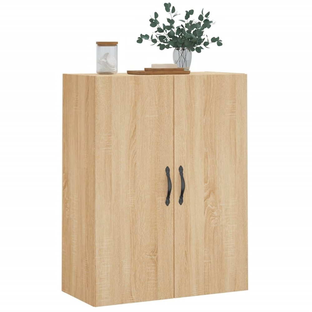 vidaXL 2 Door Brown Sonoma Oak Wall Mounted Cabinet Image 3