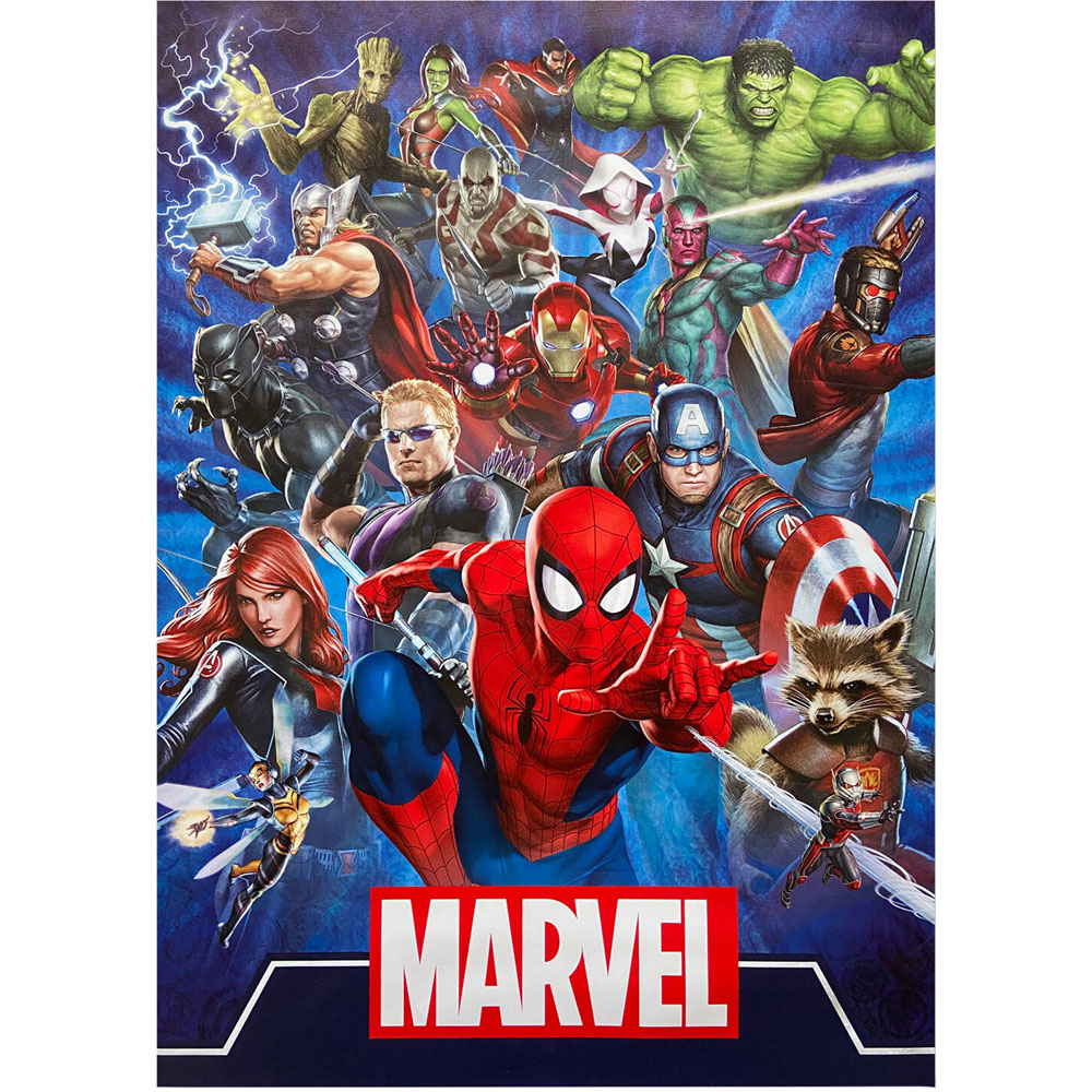 Marvel Cinematic Icons Print Wall Art 70 x 50cm Image 1