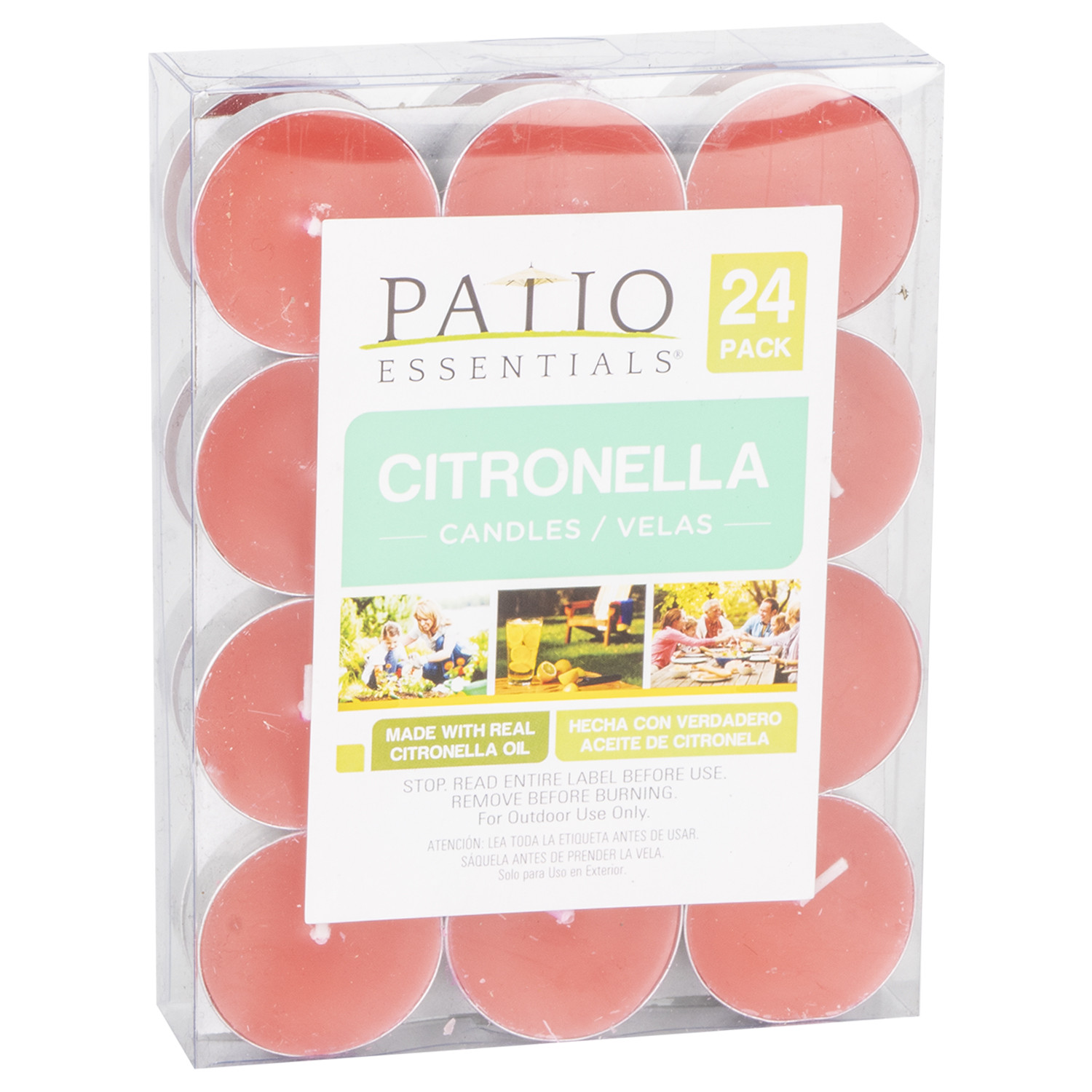 Pack of 24 Citronella Tea Lights Image 3