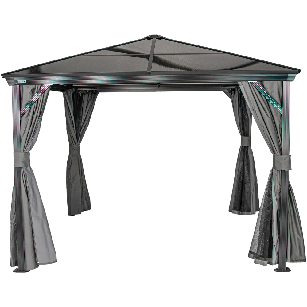Sojag Verona 3 x 3.7m Grey Gazebo Curtain Image 3