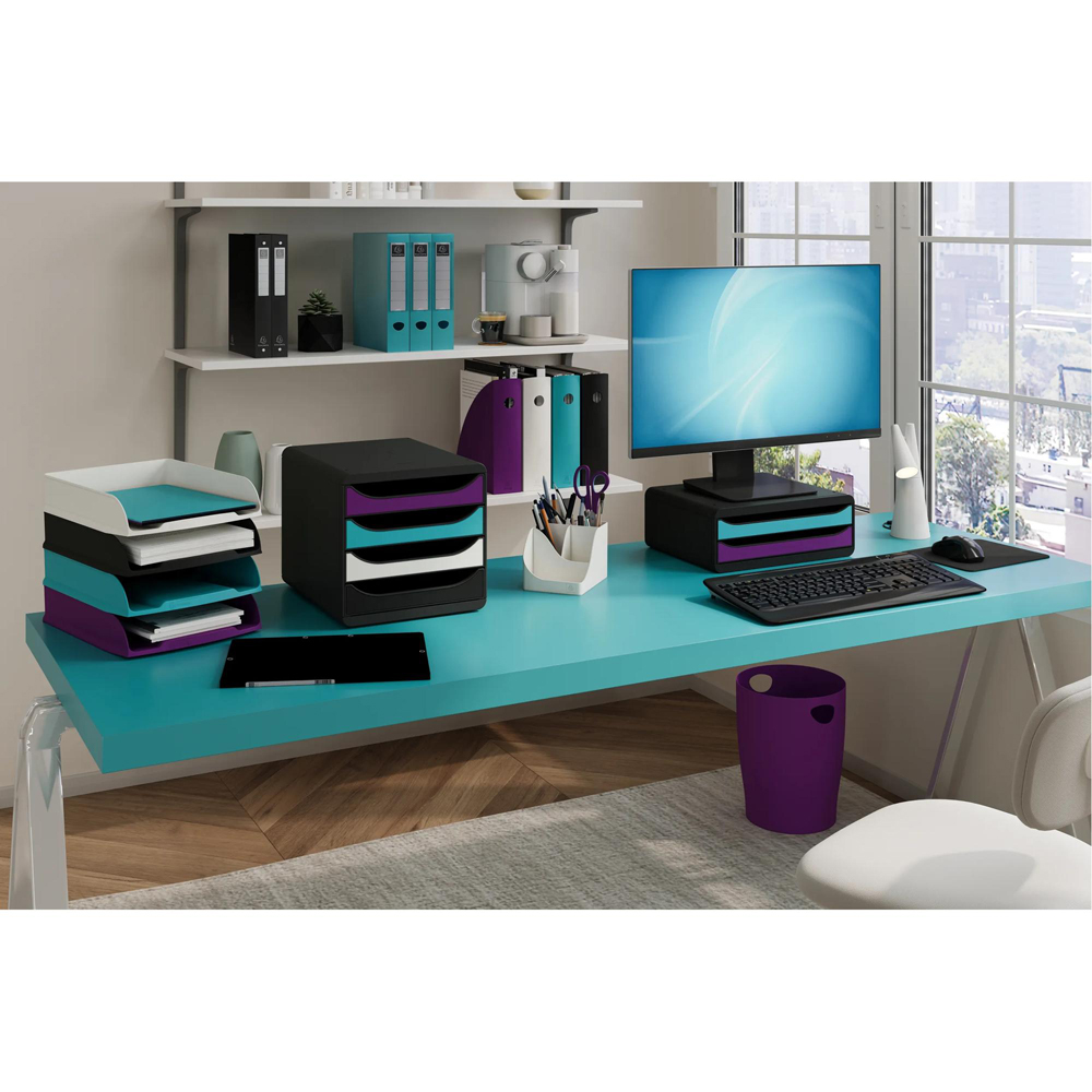 Exacompta Titane 2 Drawer Multicolour Toolbox Filing Module Image 2