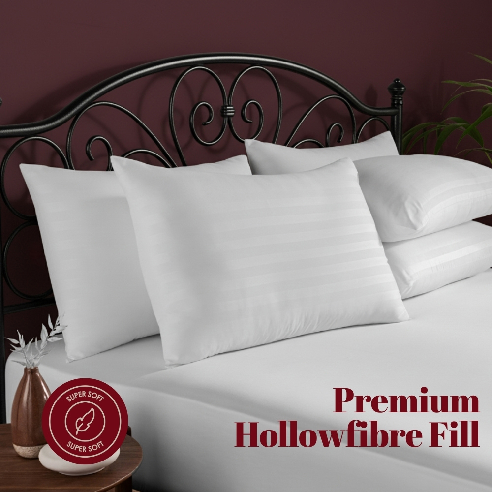 MHG Living Super King Size White Extra Warm Winter Hollowfibre Duvet Set 16.5 Tog Image 3