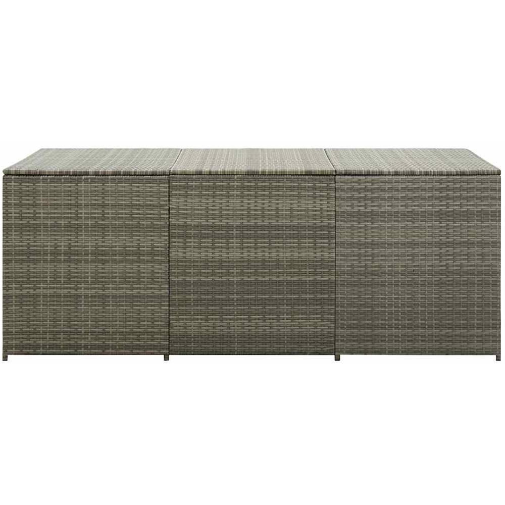 Walplus 180 x 90 x 70cm Grey PE Rattan Storage Box Image 4