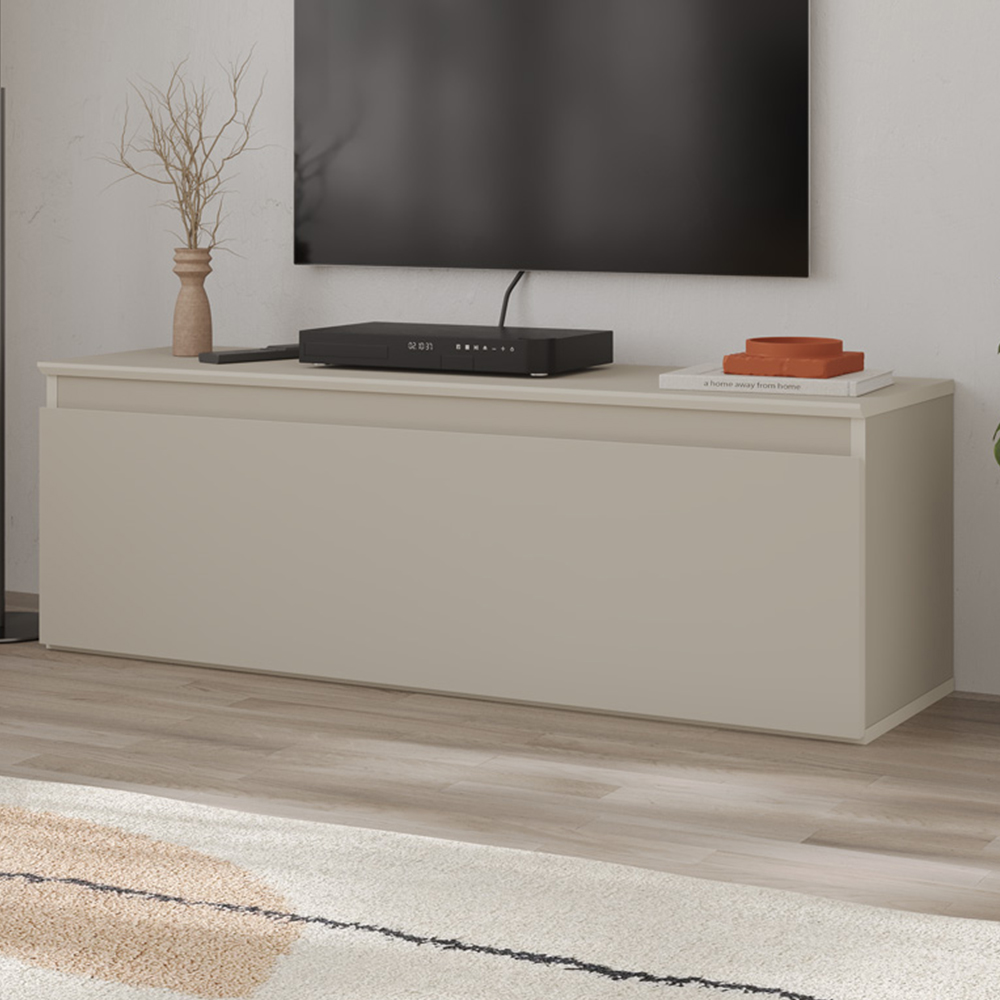 Decortie Sunset Single Door Sandstone TV Lowboard Image 1