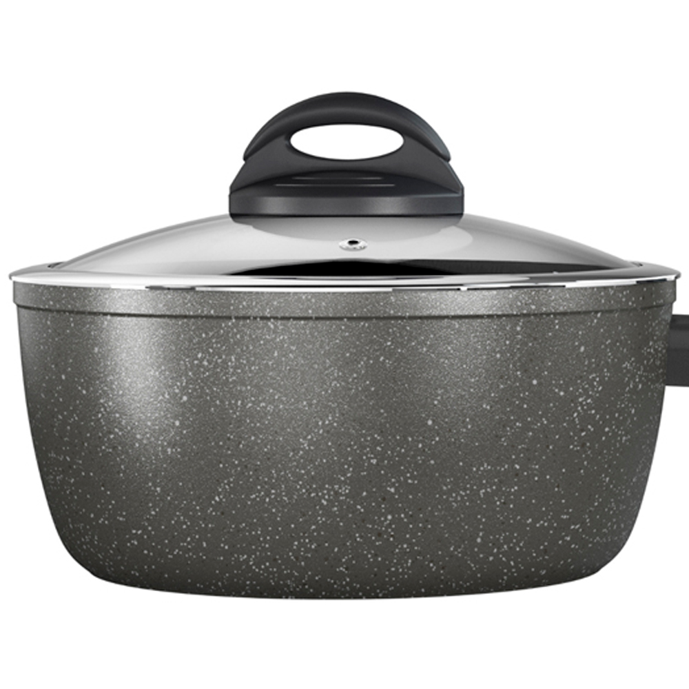 Tower 3 Piece Graphite Saucepan Set Wilko