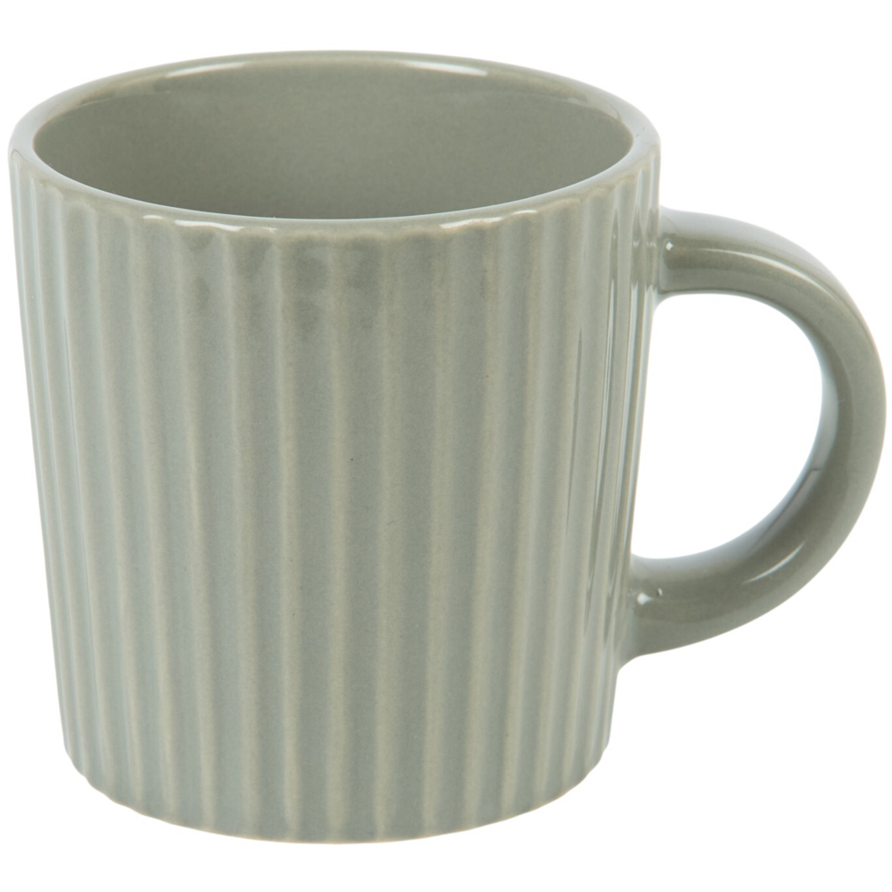 Pack of 4 Ribbed Neutral Mugs Image 7