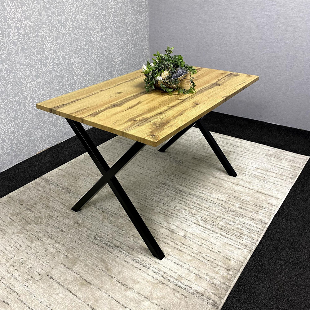 Portland 4 Seater Grey and Black Dining Table Set with Velvet Chairs ...