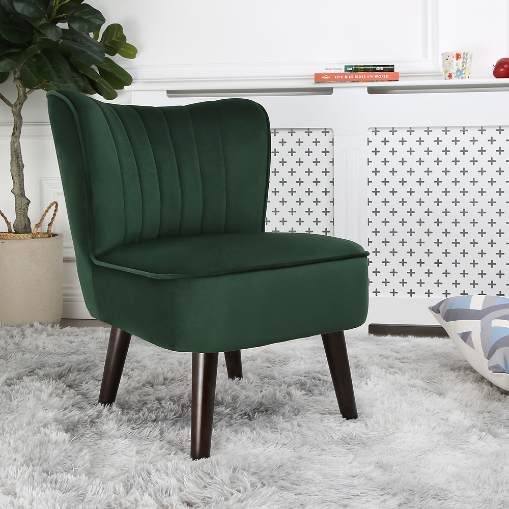 Shaun Green Velvet Accent Chair Image 8