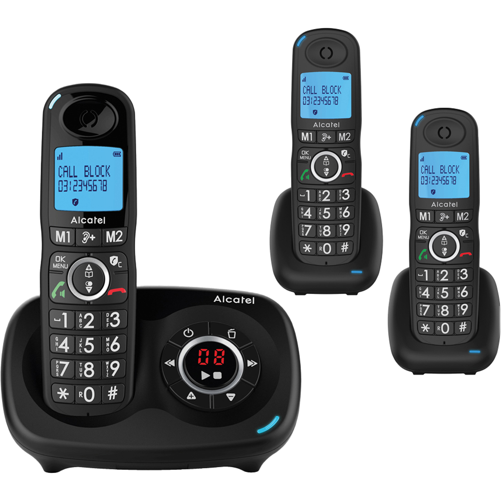 Alcatel XL595 DECT Phone with Answer Machine Trio Image 1