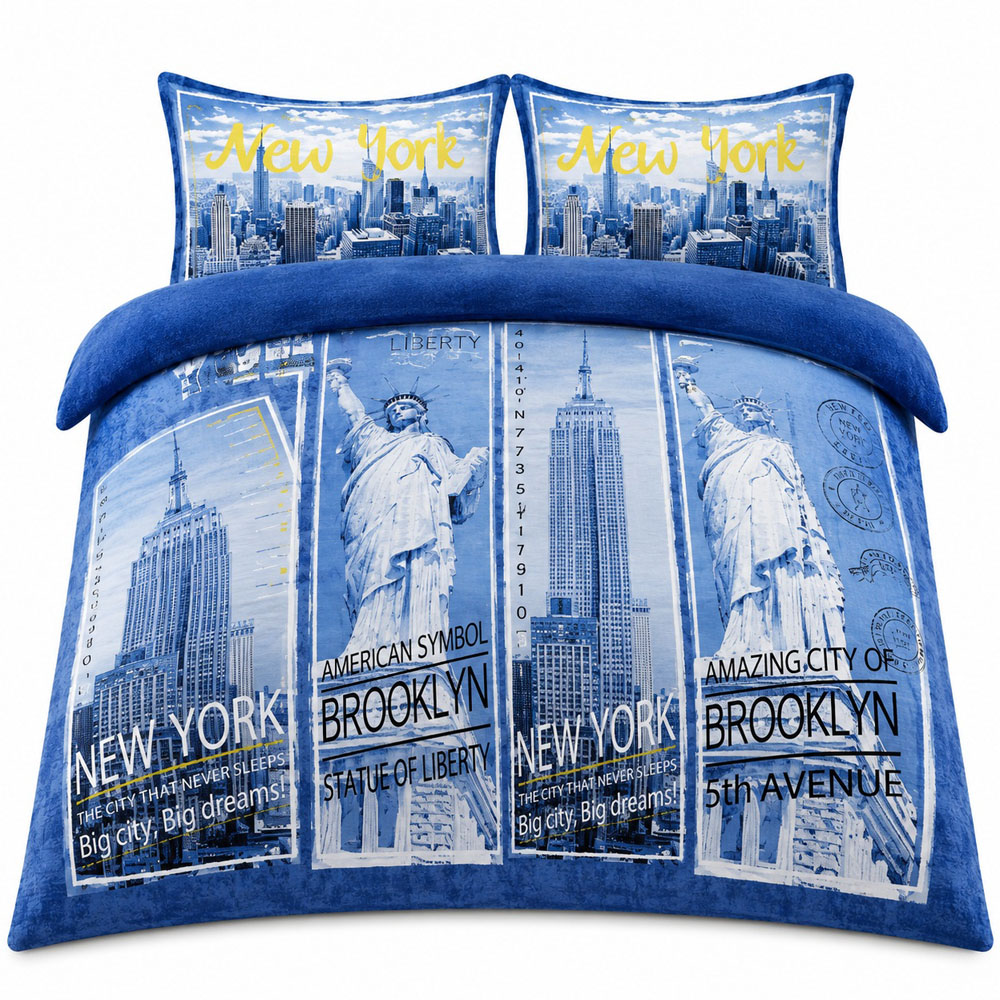 Smart Living King Size Blue Inspire Duvet Set Image 2
