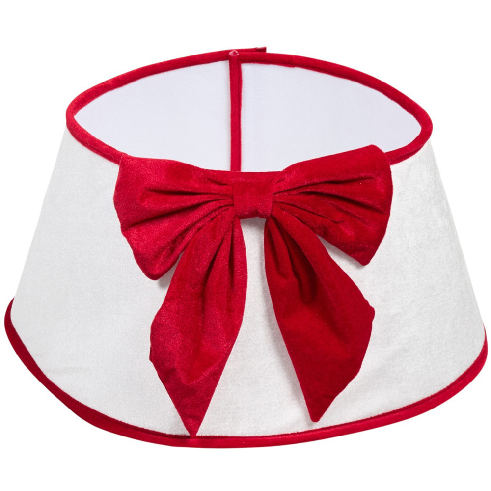Red Bow Tree Skirt Image 3
