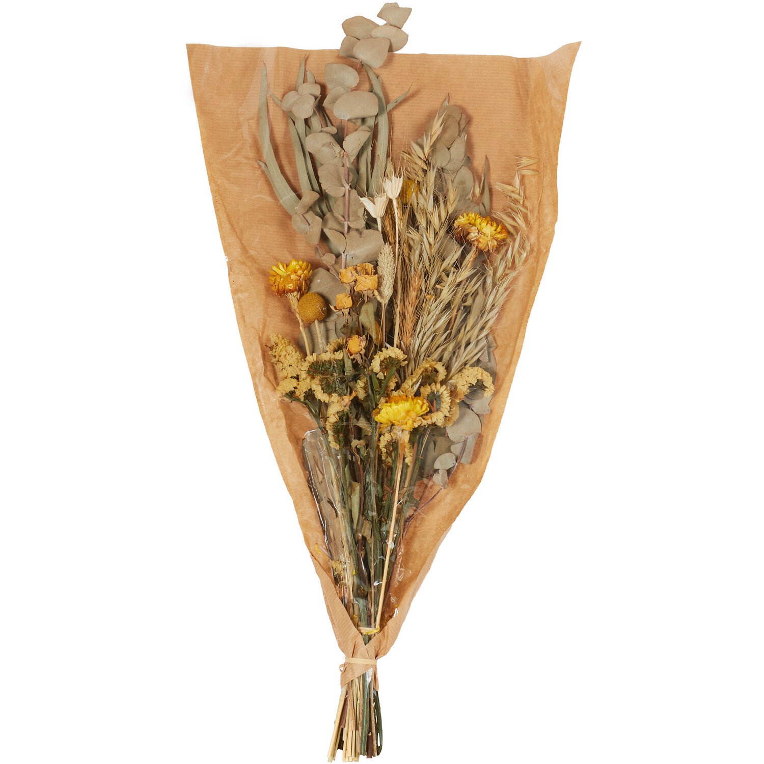 Dried Floral Bouquet - Yellow Image 1