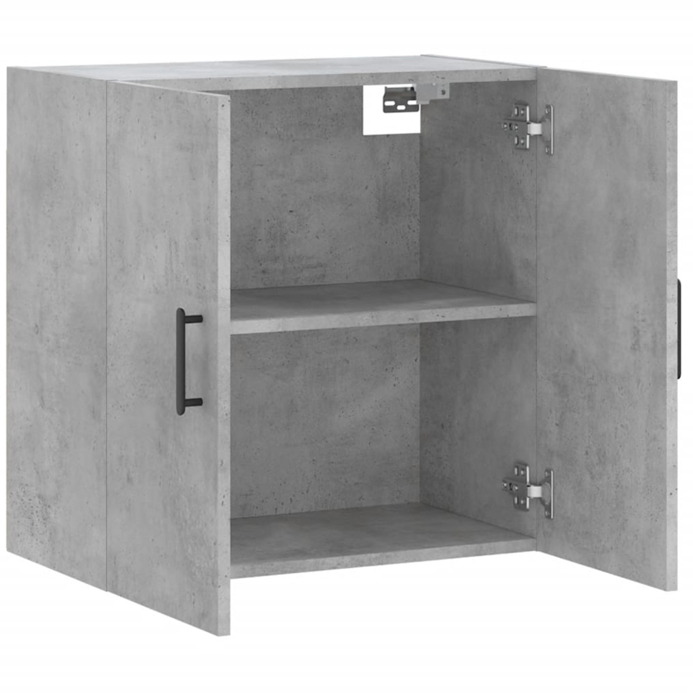 vidaXL 2 Door Concrete Grey Wall Cabinet Image 6