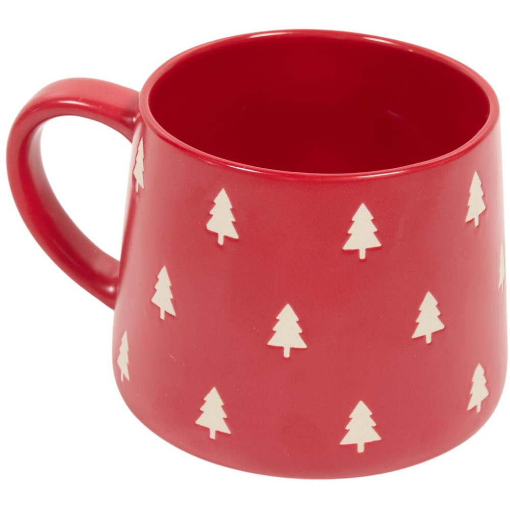Merry Christmas Bow or Red Trees Mug Image 9