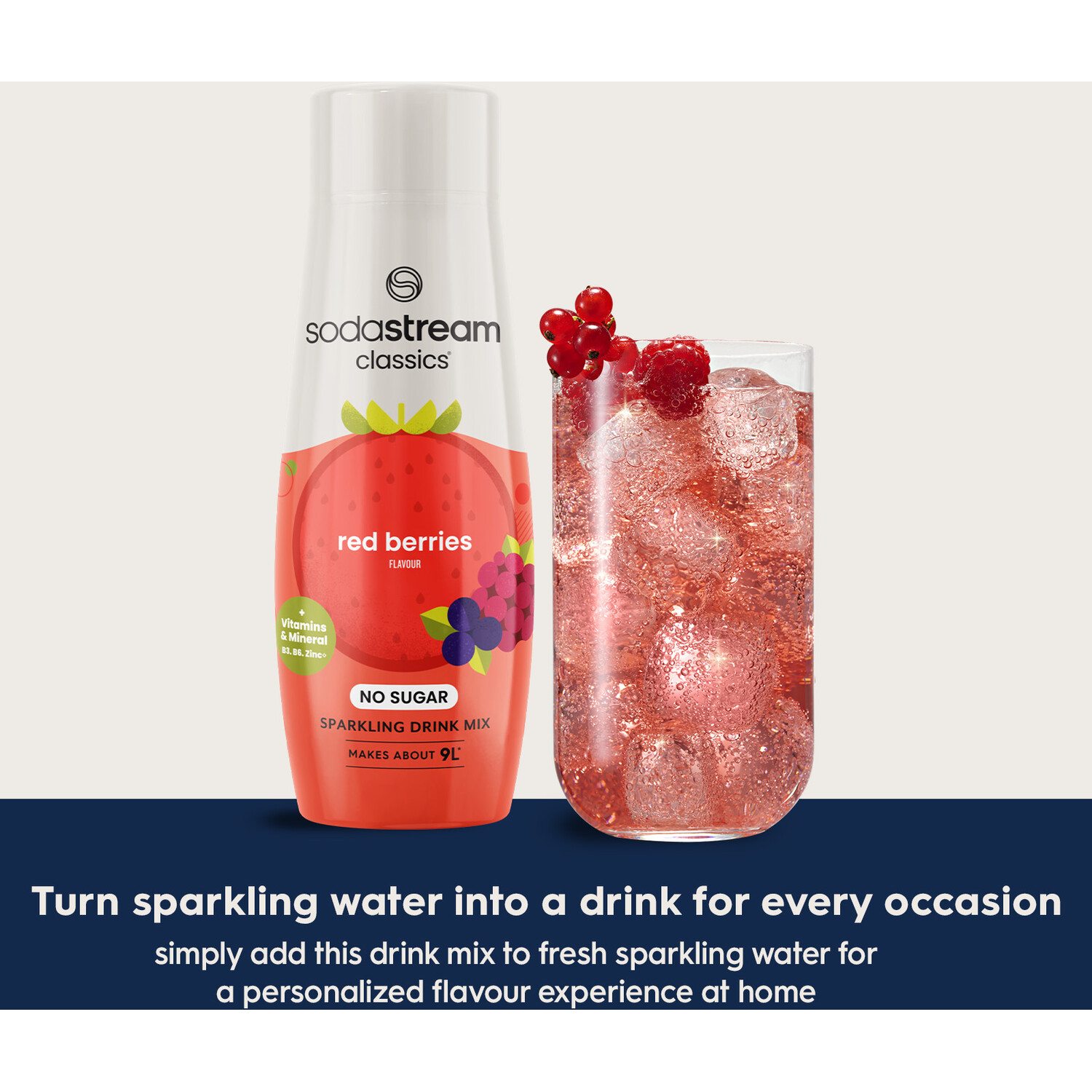 SodaStream Classics Sparkling Drink Mix Red Berries Image 6
