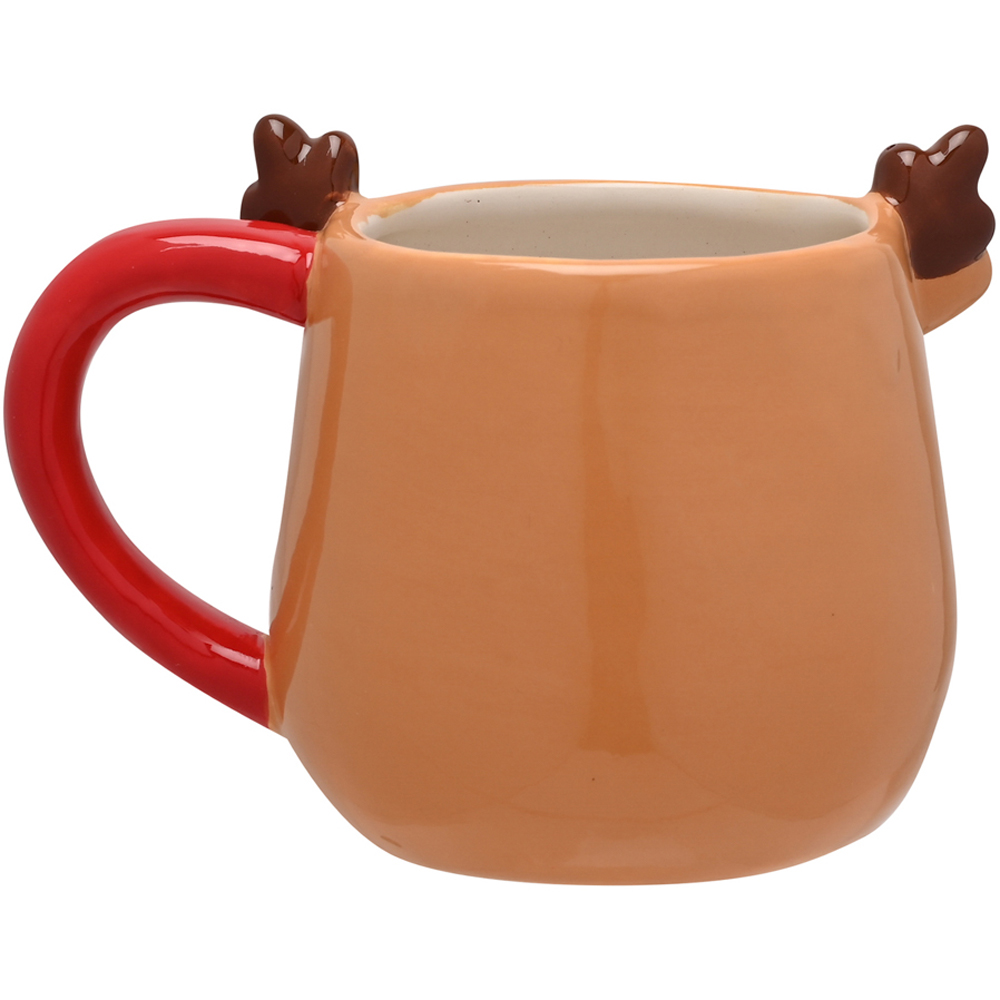 The Seasonal Gift Co. Santa & Friends Reindeer Ceramic Mug Small Image 2