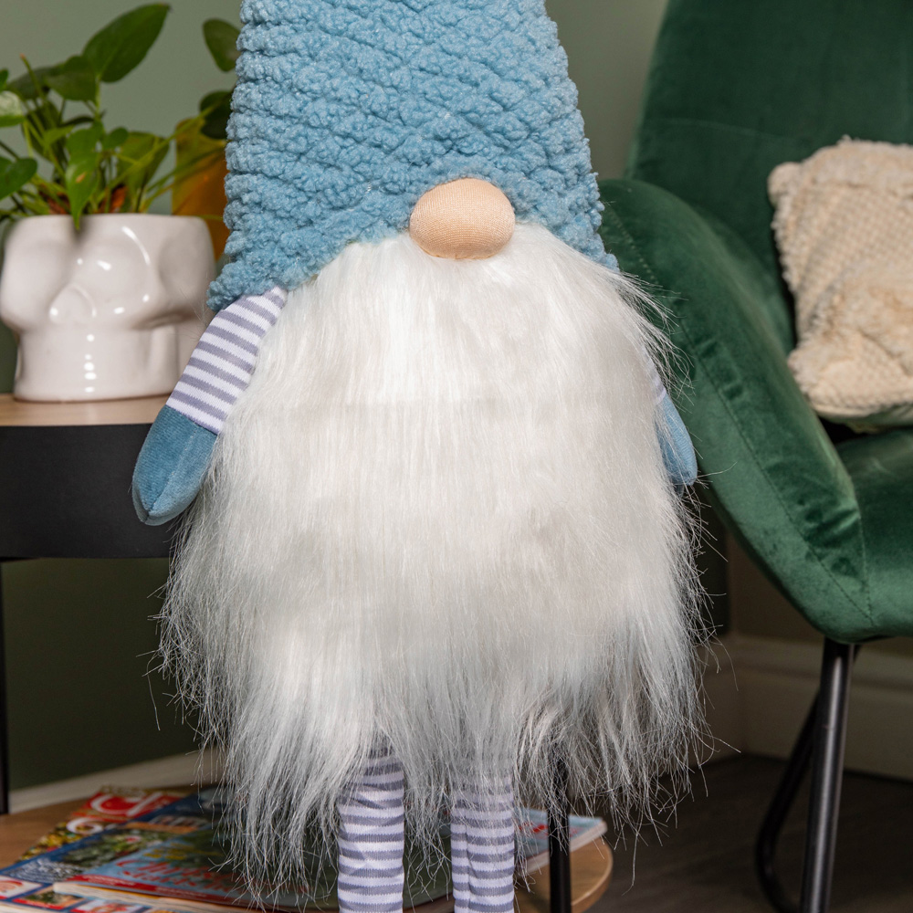 Samuel Alexander Blue Knitted Hat Standing Gonk 89cm Image 5