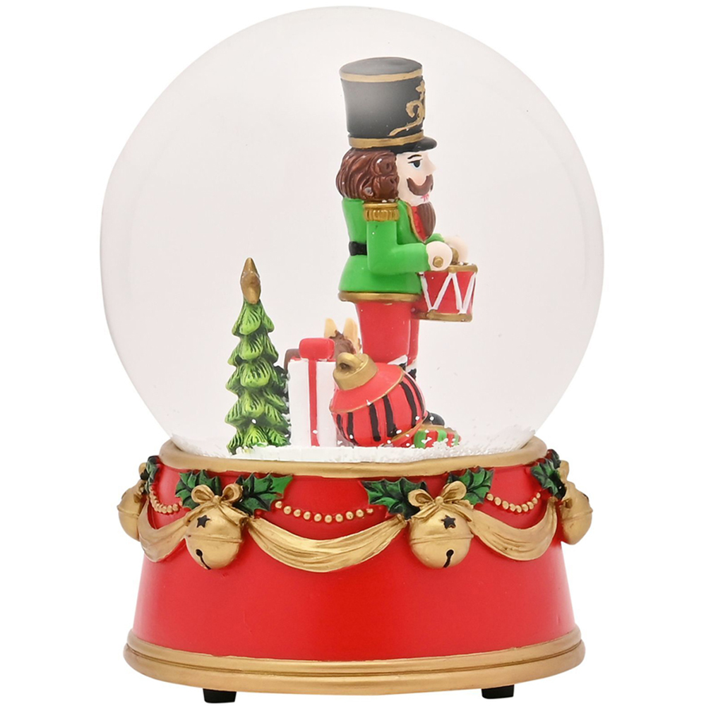 The Christmas Gift Co Musical Nutcracker Snow Globe Image 3