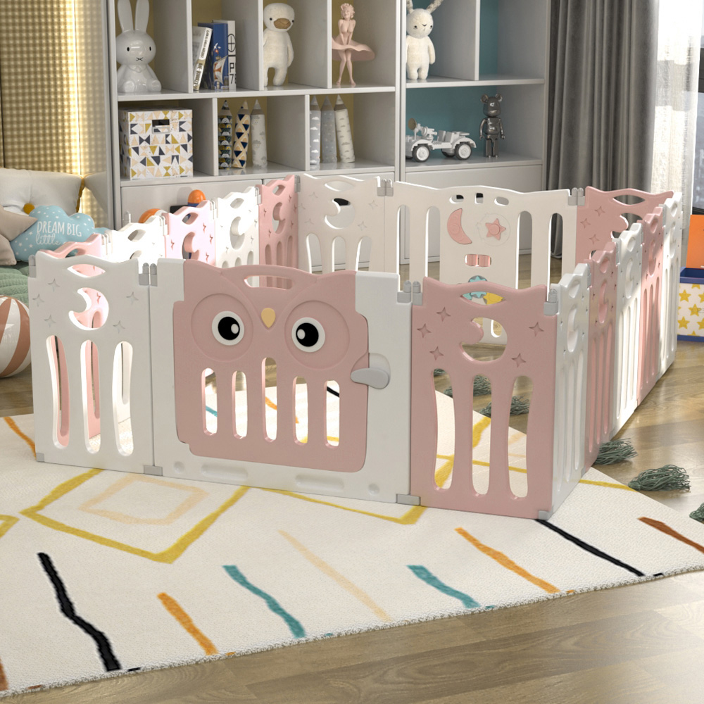 Living and Home 16 Panel Foldable Kids Playpen Image 2