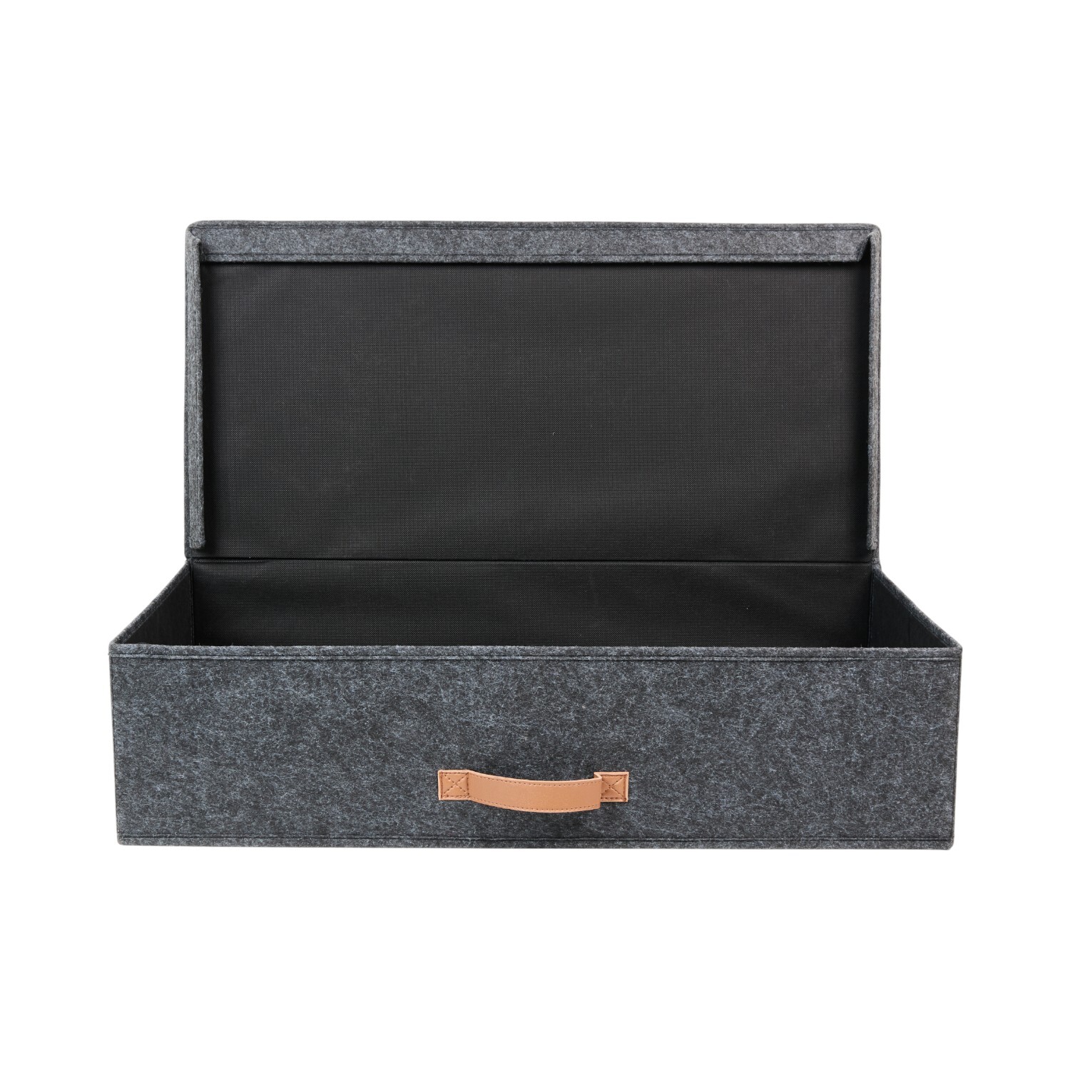Malmo Felt Underbed Storage Box Dark Grey Image 3