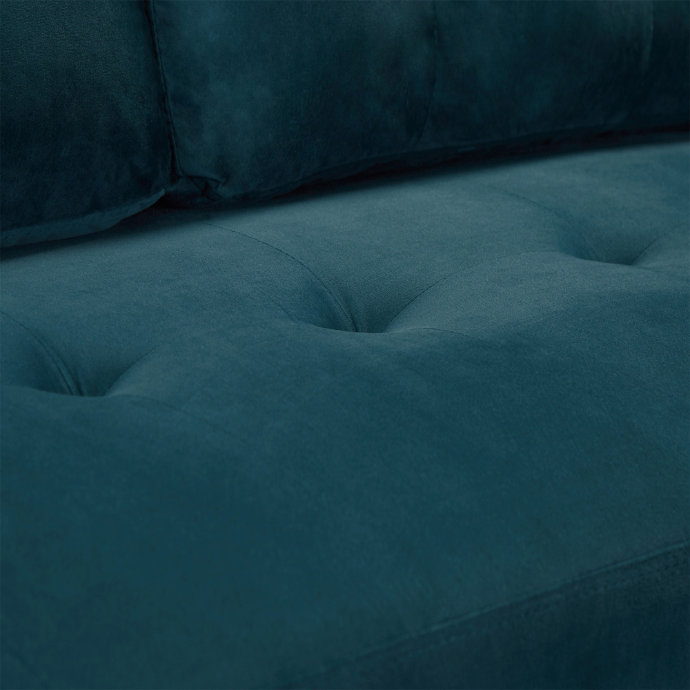 Furniture One 3 Seater Green Corner Storage Sofa Bed Image 6