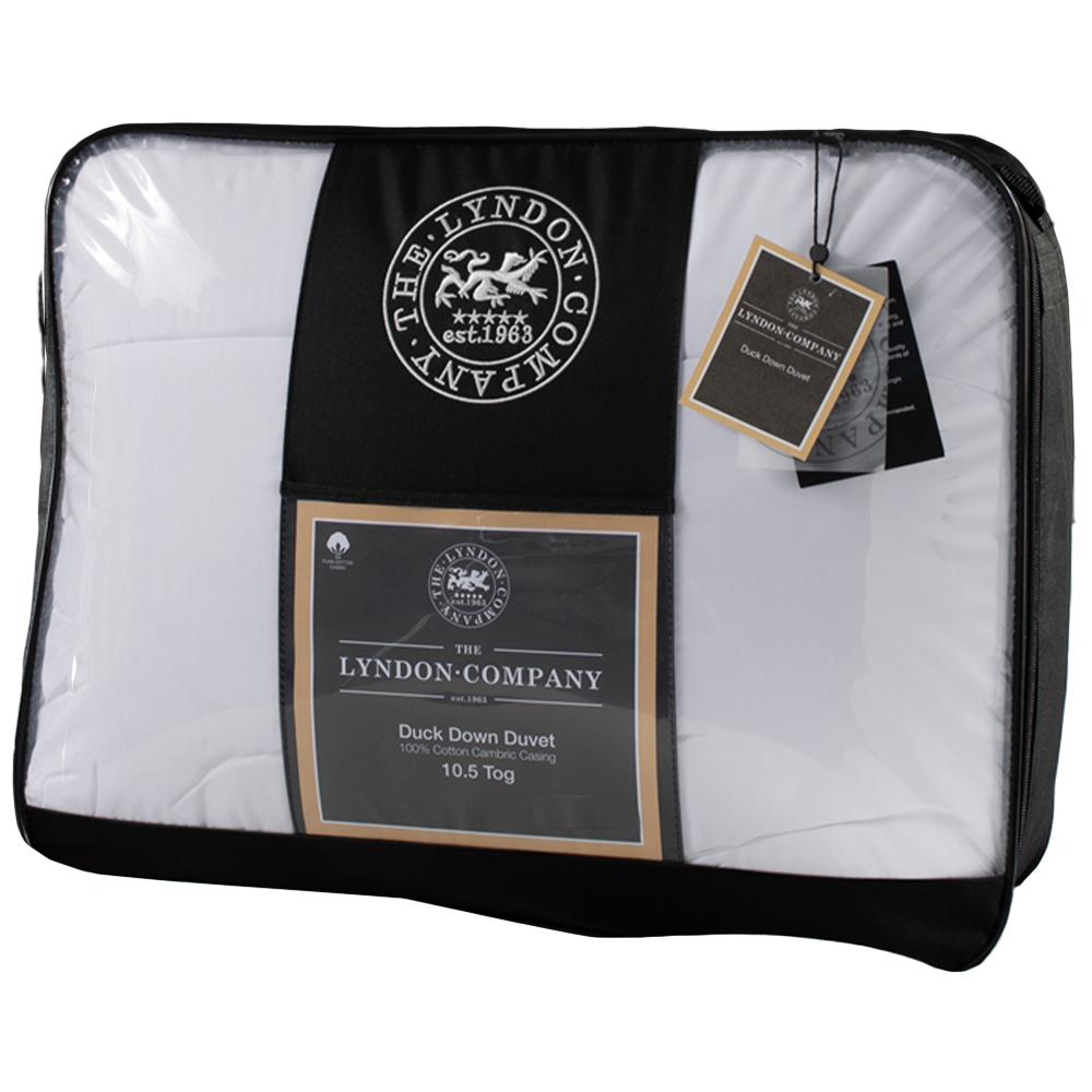 The Lyndon Company Single Natural Duck Down Duvet 10.5 Tog Image 1