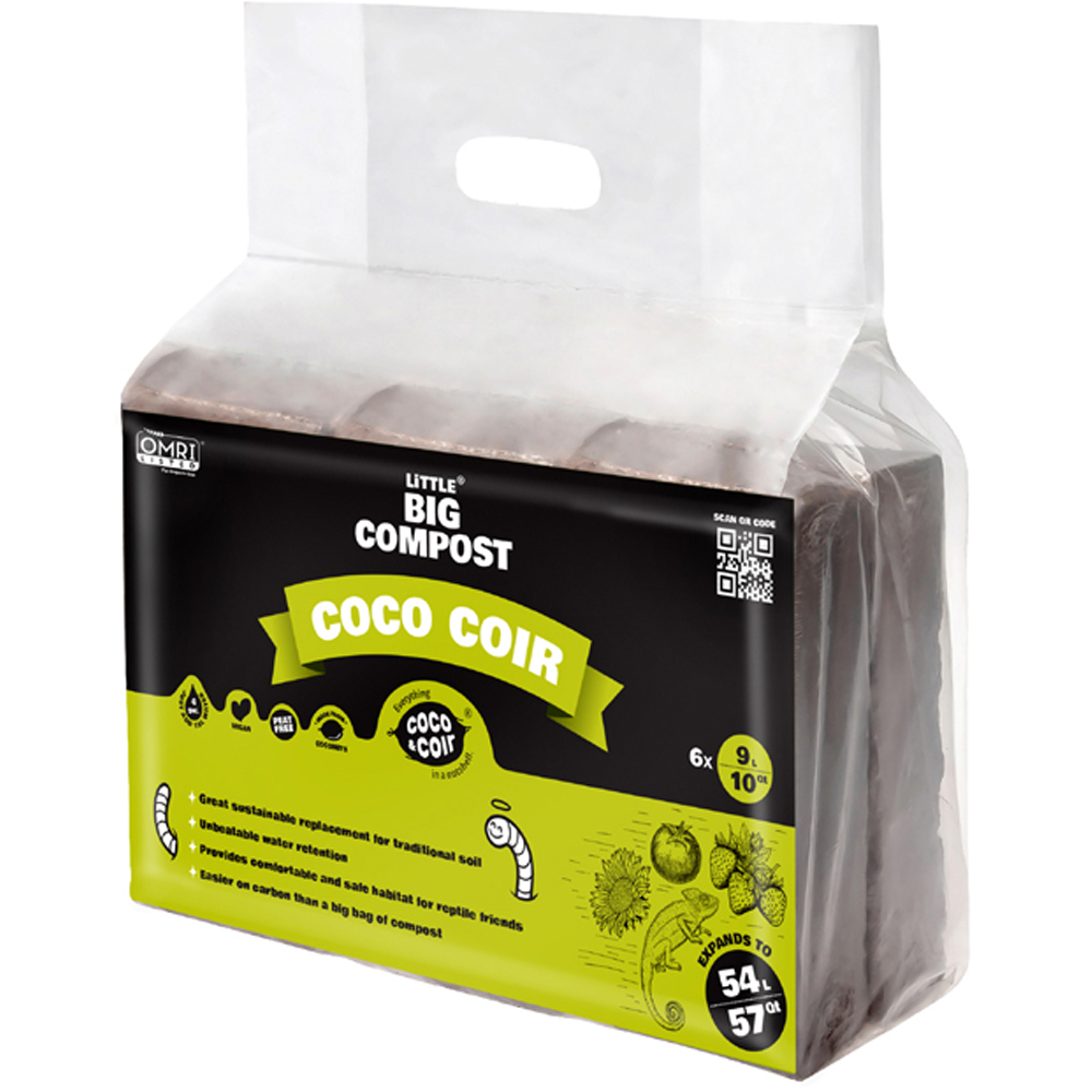 Coco & Coir Little Big Compost Coco Coir Compost 54L Image 1