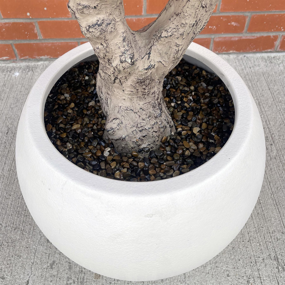 Leaf Artificial Olive Tree in Pot 8ft Image 6