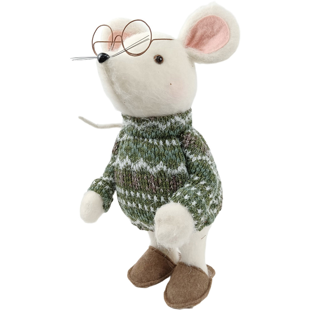 Alpine Snug Standing Mouse Decoration Image 5