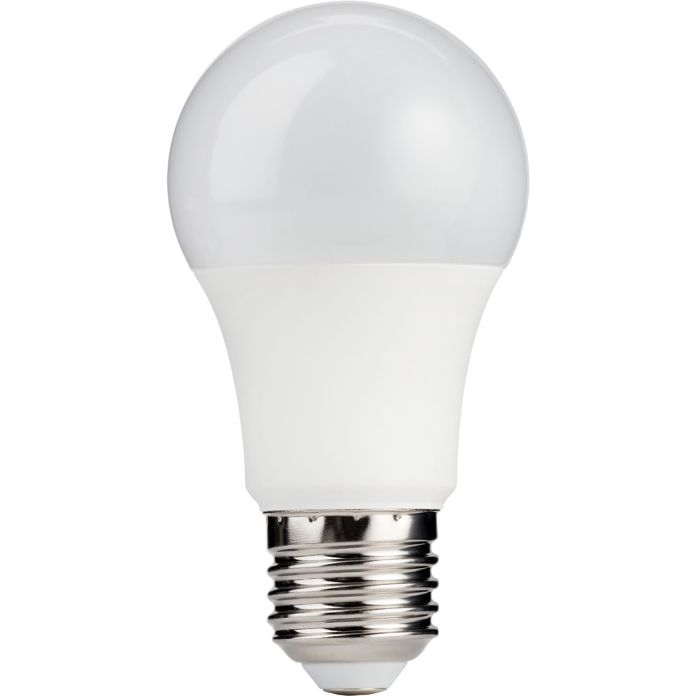 Wilko 3 pack Screw E27/ES LED 470 Lumens Classic  Light Bulb Image 1